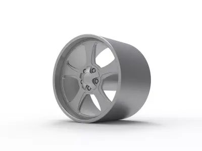 FOOSE GENUINE WHEEL 3D PRINT MODEL  3D print model