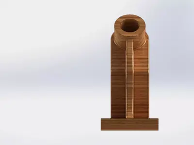 Decorative 3d printable Wooden model 3D print model