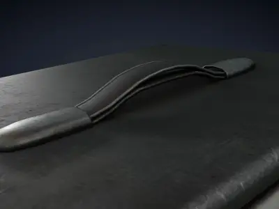 Military Radio Communicator Low-poly 3D model