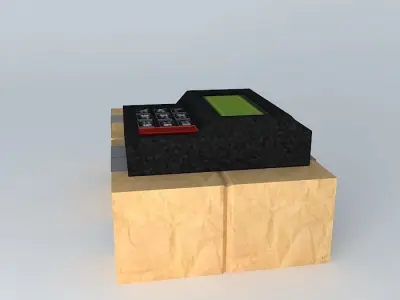 C4 bomb LowPoly Free 3D model