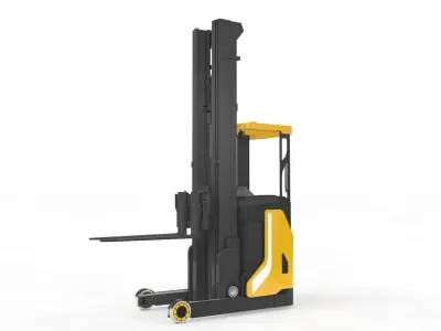 Reach Truck Stacker 3D model