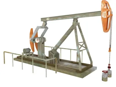 Oil pump 3D model buy