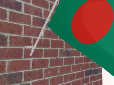 Flag of Bangladesh 3D model