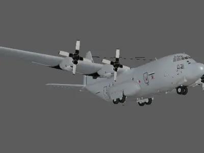 AirCraft-Ultra-Realistic - Premium Quality game Ready Low-poly 3D model
