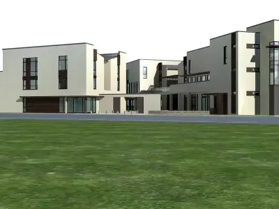 Commercial Building 3D model 148