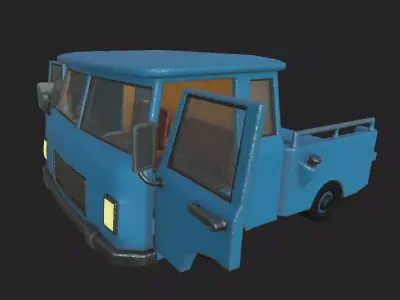 Truck Tadpole Free low-poly 3D model
