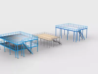 Mezzanine Floori set 3D model