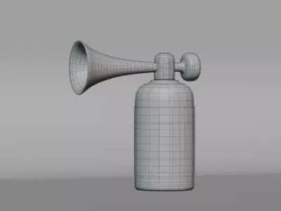 Air Horn Low-poly 3D model