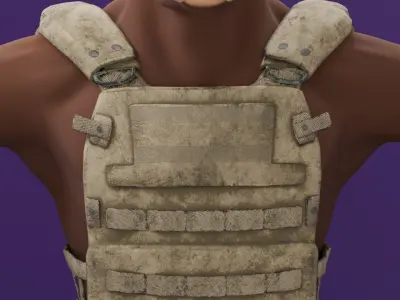Stylized Bull Fully Rigged Face Full Body Fingers 3D model