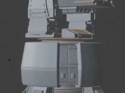 Military Turret 3D model