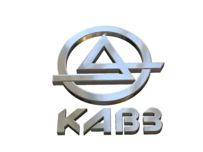 kavz logo 3D model