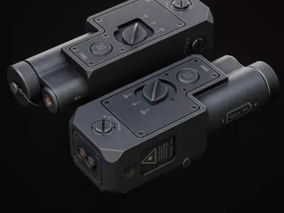 Laser Sight Low-poly 3D model