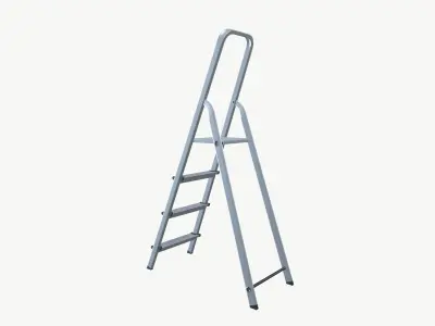 Ladder Stand Low-poly 3D model