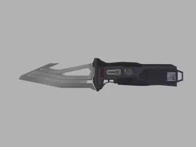 Tactical Knife  Low-poly 3D model