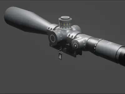 AWM sniper Free low-poly 3D model