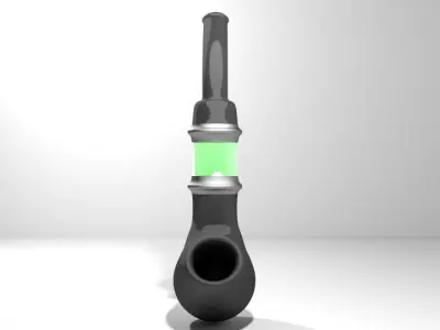Smoking Pipe - E-pipe 3D model