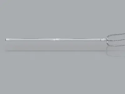 Wooden Pitchfork PBR  Low-poly 3D model