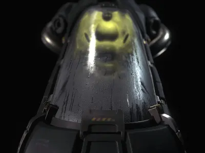 Rig Cryopod 3D model