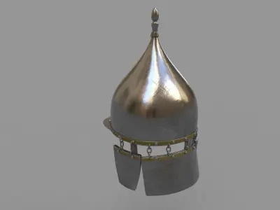 MamlukeHelmet metal helmet 3D model