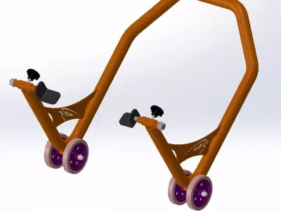 motorcycle stand Paddock Stand 3D model