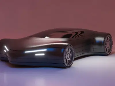 Future Car 23 3D model