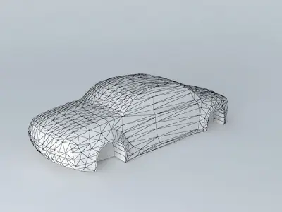Rear Engine Coupe Free 3D model