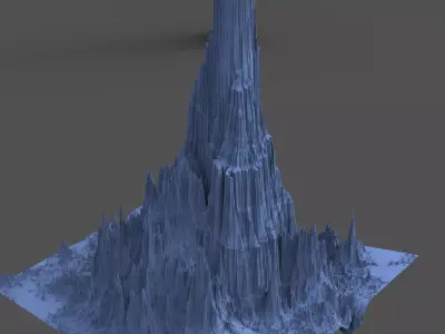 Dark Tower Mountain 3D model