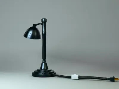 Modern Desk Lamp 3D  Low Poly PBR Game Ready Low-poly 3D model