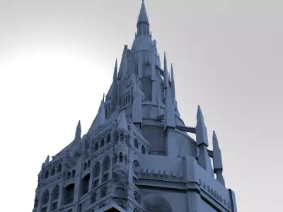 Arch Wizard Rulers Tower 2  3D model