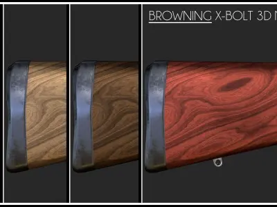 Browning X-Bolt Free 3D model