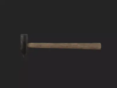 hammer 3D Model 001 Low-poly 3D model