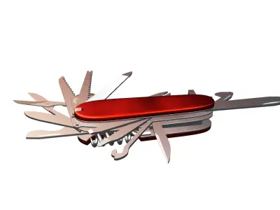 Swiss Knife 3D model