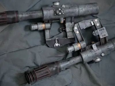 VSS Vintorez Gameready Low-poly 3D model