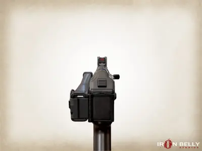 AAA FPS AKS74U  Low-poly 3D model