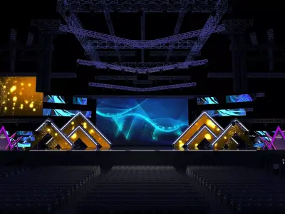 Stage Design  3D model order