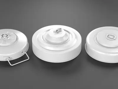 High-Poly Anti-Tank Mine Collection 3D Model Pack