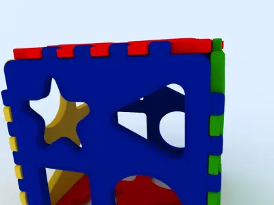 Toy Shape Sorter Box 3D model purchase