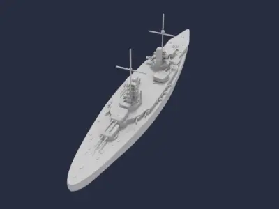 SMS Kaiser 3D print model