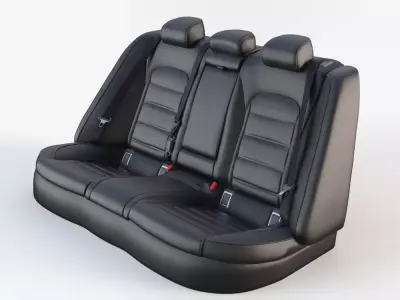 Car Seat 3D model V2