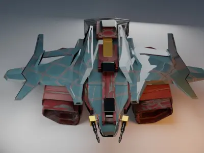 spaceship Free 3D model get