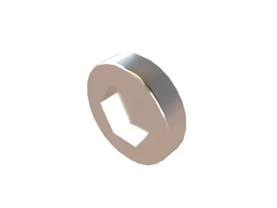 Screw v9 001 Low-poly 3D model