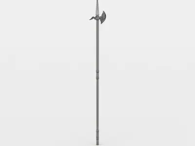 Axe sword with handle Low-poly 3D model buy