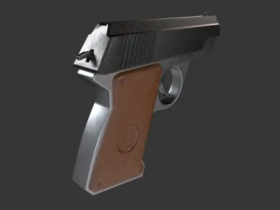 TF2 Pistol - Team Fortress 2 Low-poly 3D model