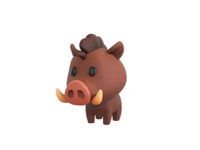 Character196 Boar 3D model