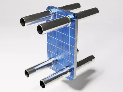 3d render and 3d illustration of solar PHE 3D model
