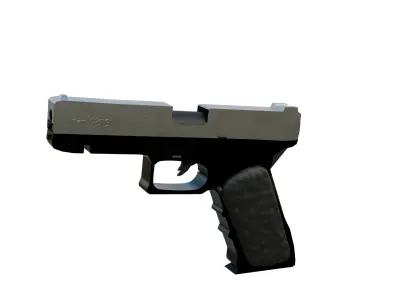 Glock 3D Model  Low-poly 3D model