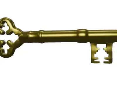 OLD KEY 3D print model