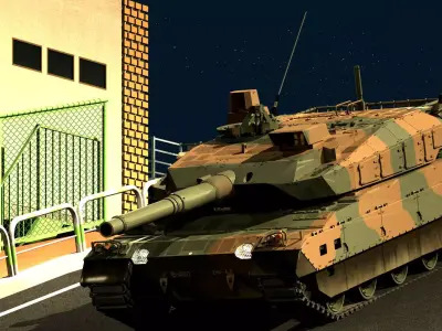 JGSDF Type10 TK 3D model