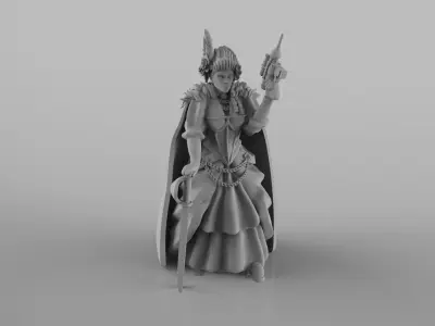 Lady Antonietta - Female Gang Leader 3D print model