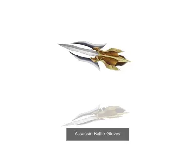 Battle Gloves - Collection 3D Model Pack